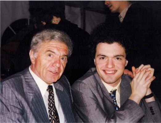 Evgeny Kissin and his father, Igor Kissin. 